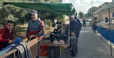 افتتاح سوق شعبي جديد في بلدة القرارة بخانيونس
