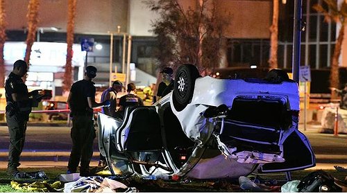 لحظة قتل الشرطة الإسرائيلية منفذ عملية تل أبيب