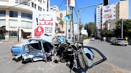 المرور بغزة: 8 إصابات في حوادث سير وقعت خلال الـ 24 ساعة الماضية