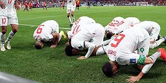 المغرب تتفوق على بلجيكا وتقترب من التأهل في كأس العالم 2022