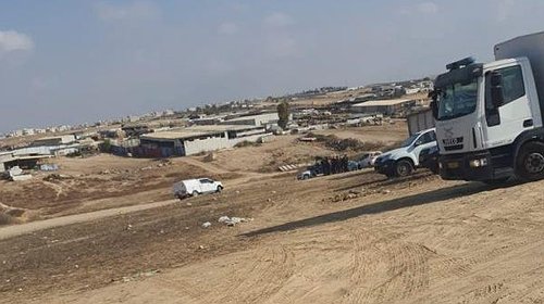 الاحتلال يهدم خيمة احتجاج في مدينة رهط
