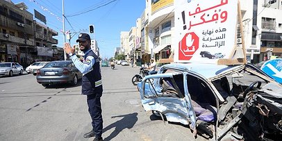 مصرع مواطن بحادثة دهس وسط قطاع غزة