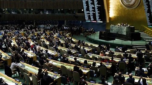 الأمم المتحدة تصوّت بالإجماع لصالح قرار فلسطيني