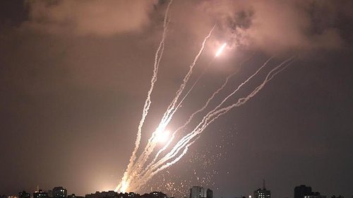 إطلاق صواريخ من سوريا على إسرائيل
