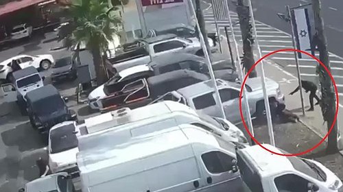شاهد: اغتيال أحد رؤوس العصابات الإجرامية في تل أبيب
