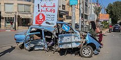 وفاة مسن بحادث سير بحي الشجاعية شرقي غزة