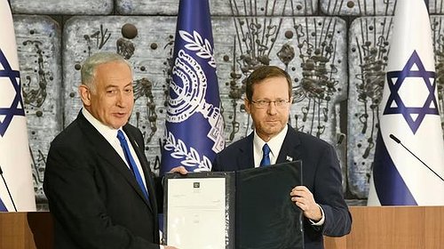 نتنياهو يُعلن نجاحه بتشكيل الحكومة الإسرائيلية الجديدة