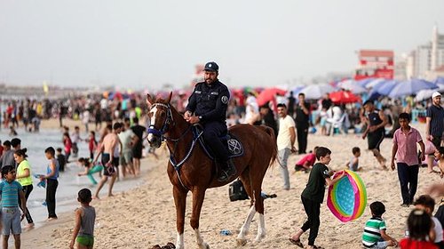 الداخلية بغزة تكشف عدد المصطفين على البحر يوم أمس