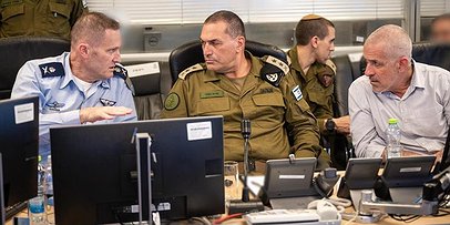 رئيس الأركان الإسرائيلي الجديد يشرف على الغارات على غزة من مقر قيادة سلاح الجو